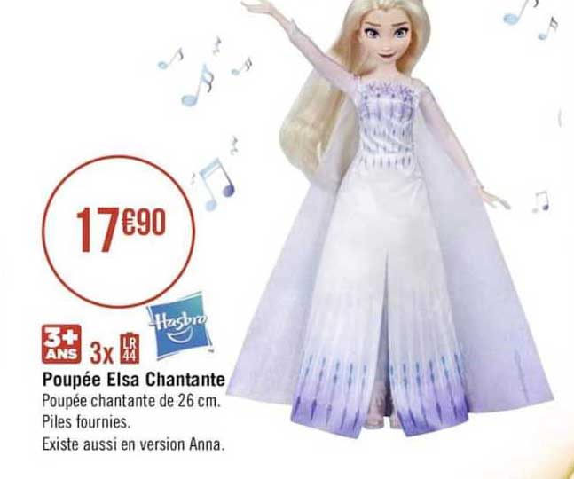 poupée elsa chantante hasbro