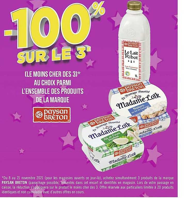 produits de la marque paysan breton