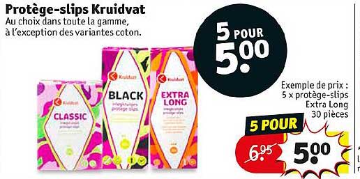 Protège-slips Kruidvat