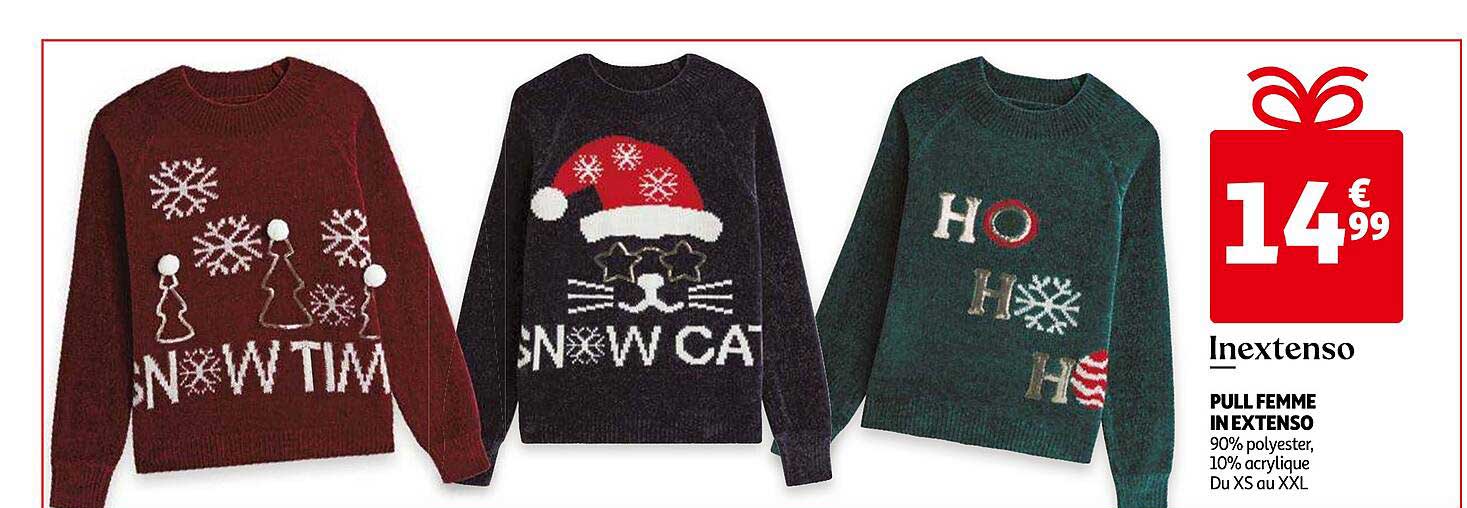 pull femme in extenso