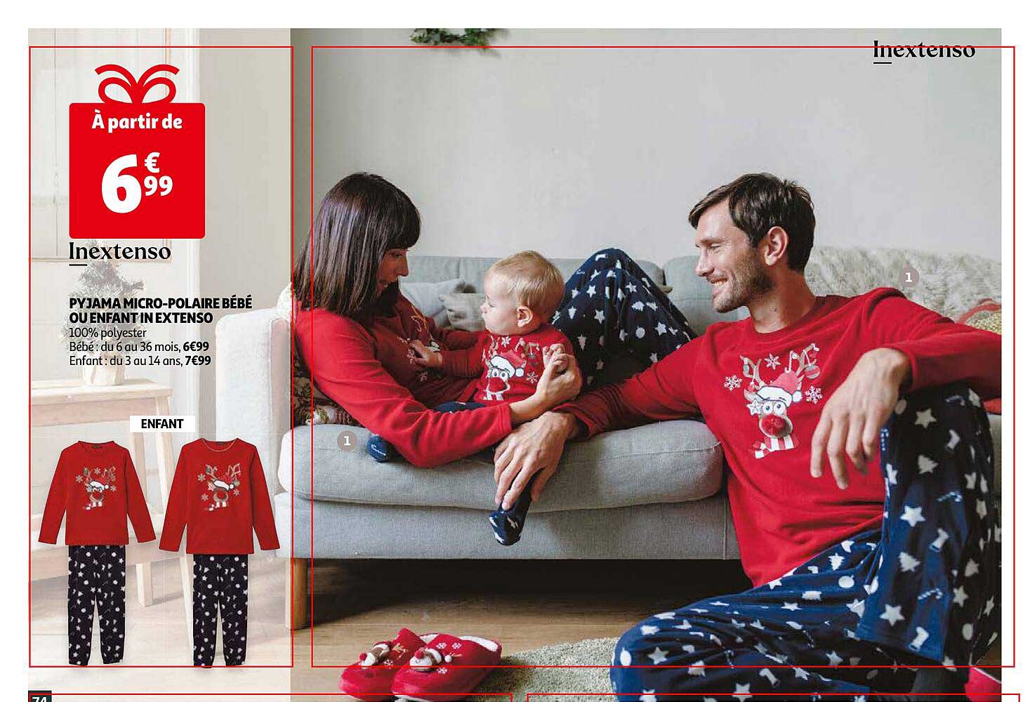 pyjama micro-polaire bébé ou enfant in extenso