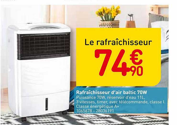 Rafraîchisseur D'air Baltic 70w