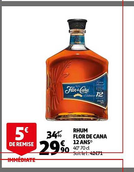 Rhum Flor De Cana 12 Ans
