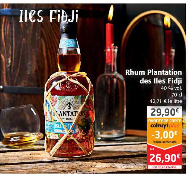rhum platation des îles fidji