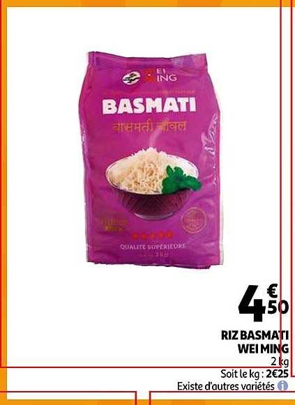 riz basmati wei ming