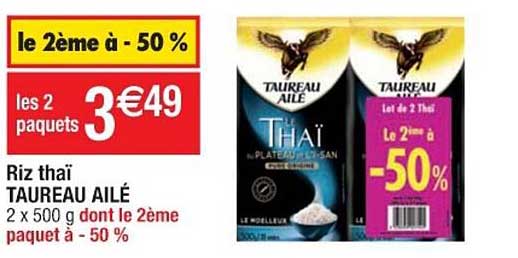 Riz Thaï Taureau Ailé