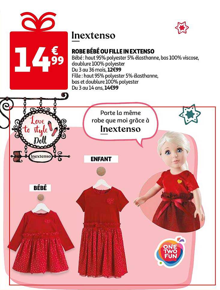 robe bébé ou fille in extenso