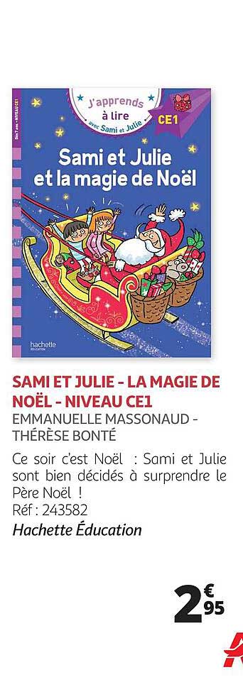 sami et julie - la magie de noël - niveau ce1