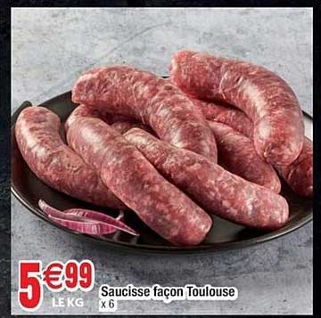 saucisse façon toulouse