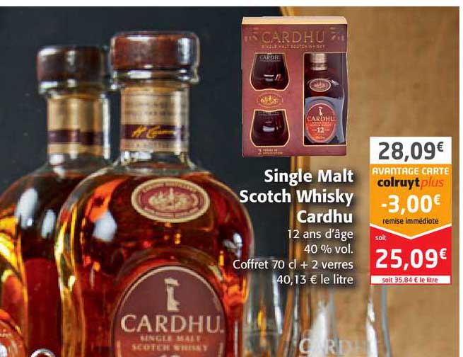 single malt scotch whisky cardhu