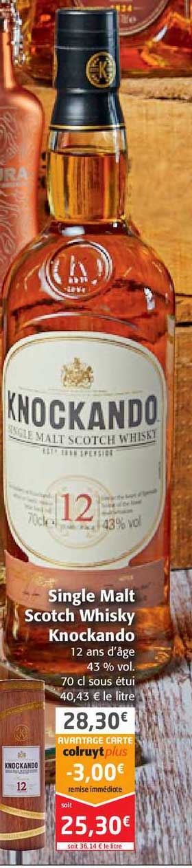 single malt scotch whisky knockando
