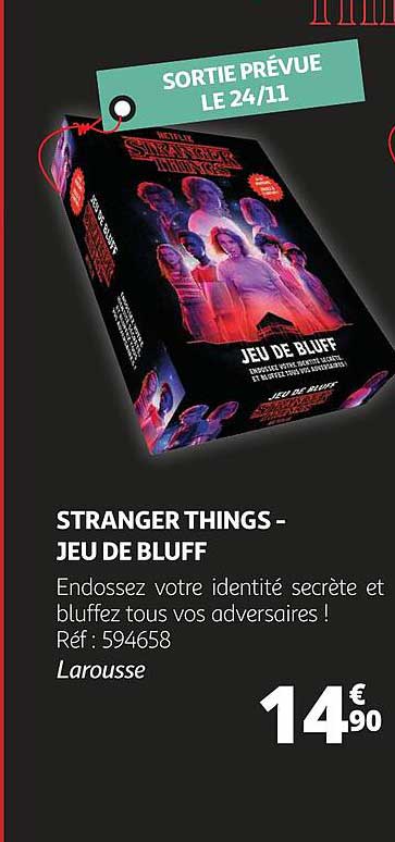 stranger things - jeu de bluff