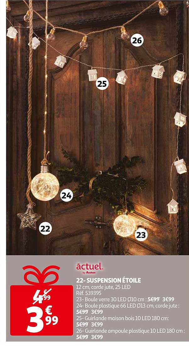 Suspension étoile Actuel