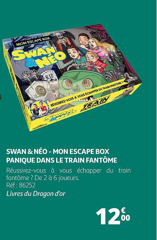 swan & néo - mon escape box panique dans le train fantôme