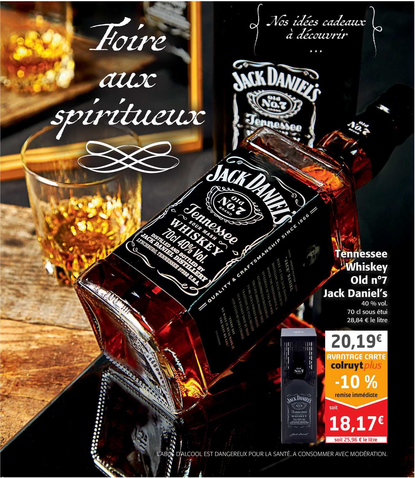 tennessee whiskey old n°7 jack daniel's