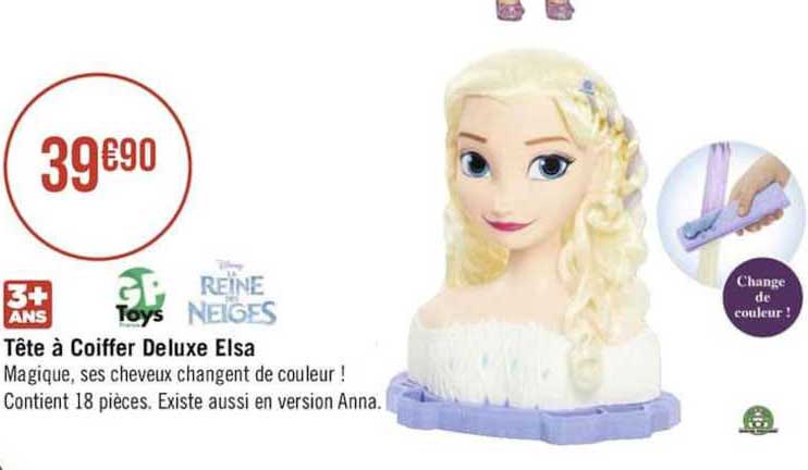 Tête à Coiffer Deluxe Elsa Gp Toys