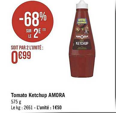 tomato ketchup amora