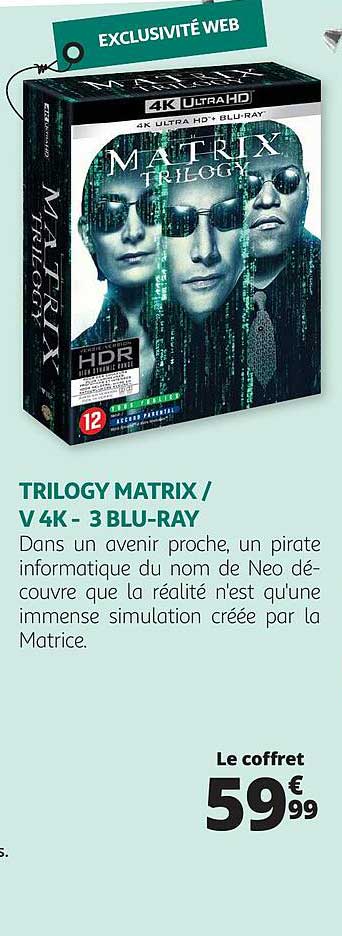 trilogy matrix - v 4k - 3 blu-ray