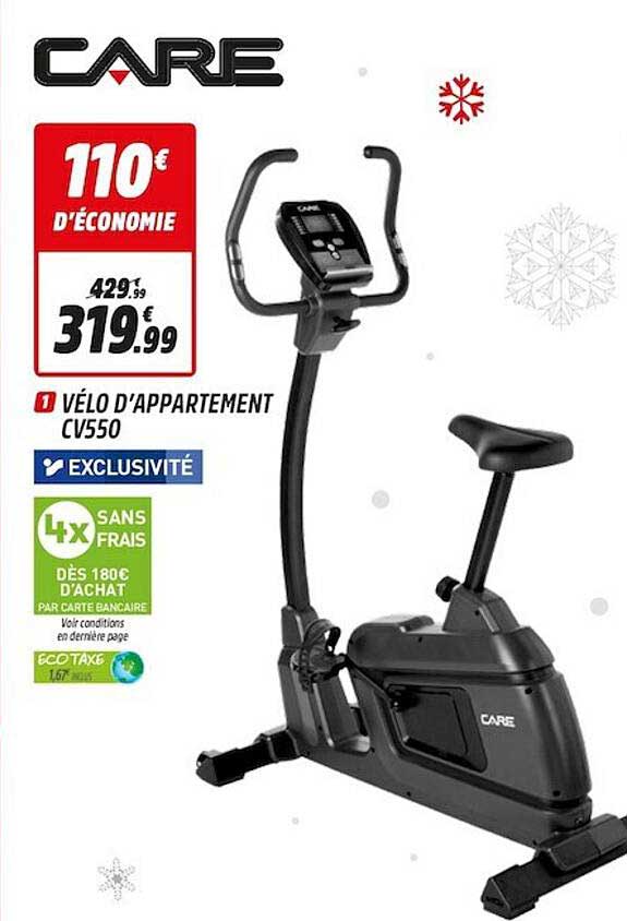vélo d'appartement cv550 care