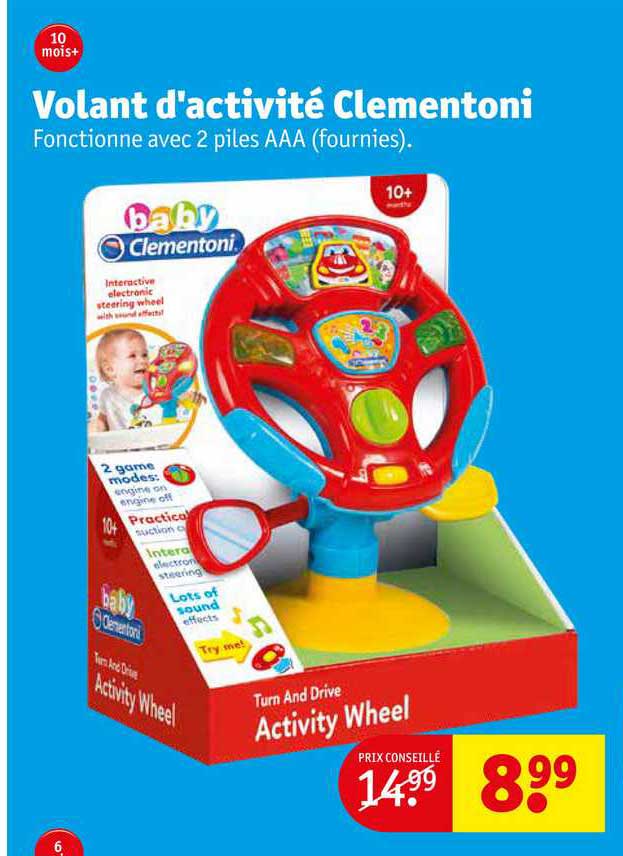 volant d'activité clementoni