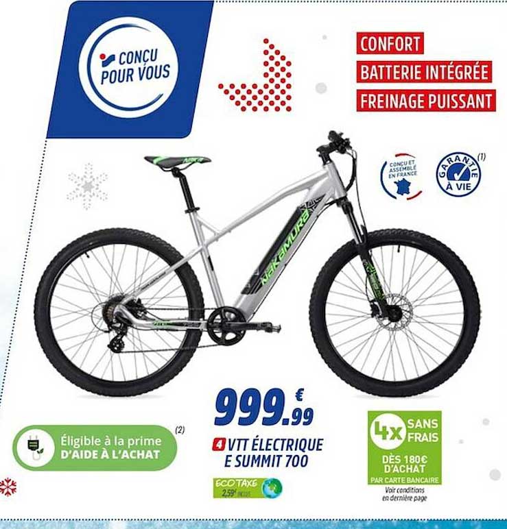 vtt électrique e summit 700