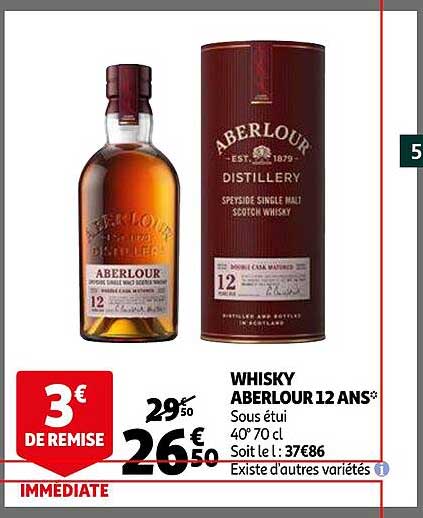 whisky aberlour 12 ans