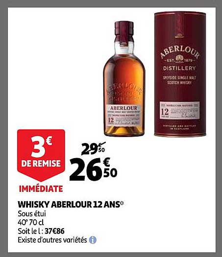 whisky aberlour 12 ans