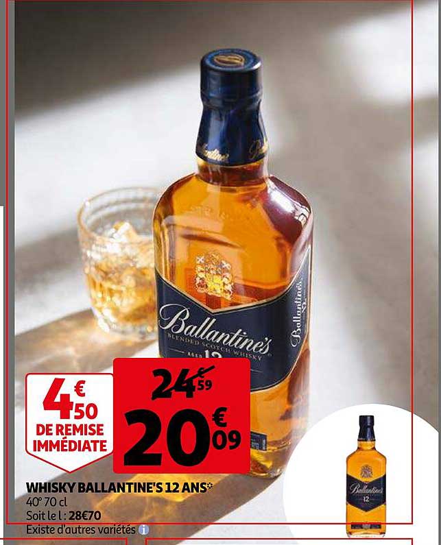 whisky ballantine's 12 ans