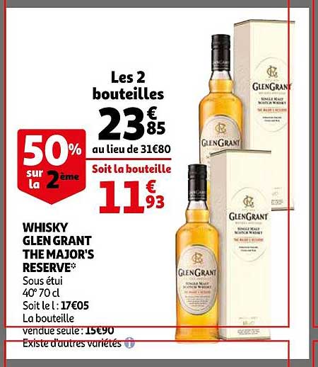 whisky glen grant the major's reserve