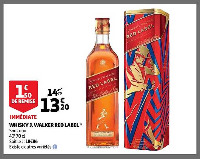 whisky j. walker red label