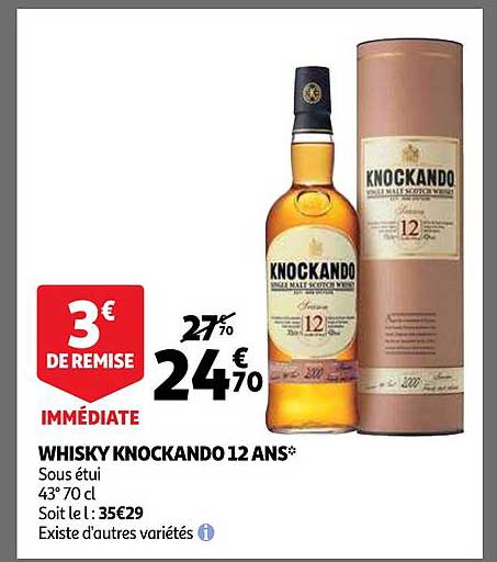 whisky knockando 12 ans