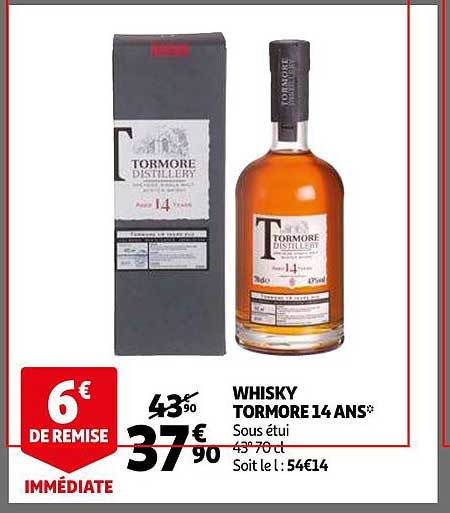 whisky tormore 14 ans