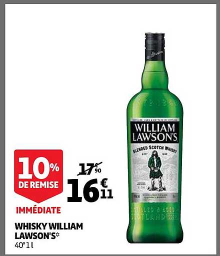 whisky william lawson's