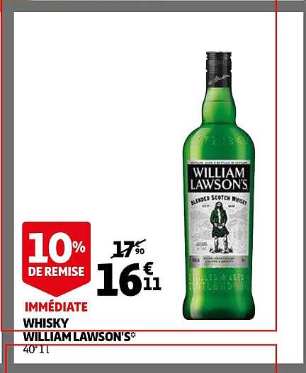 whisky william lawson's
