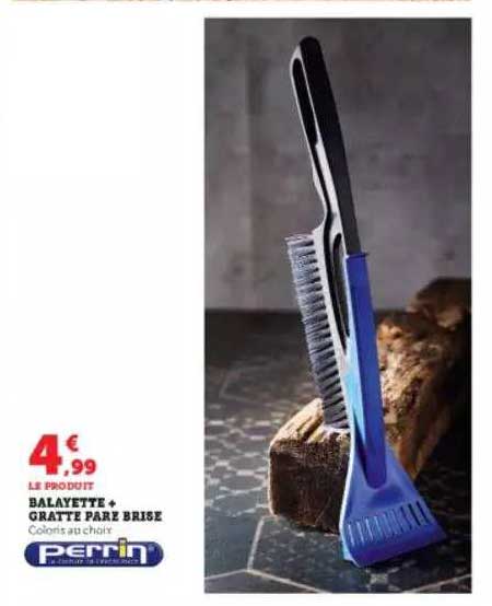 balayette + gratte pare brise perrin