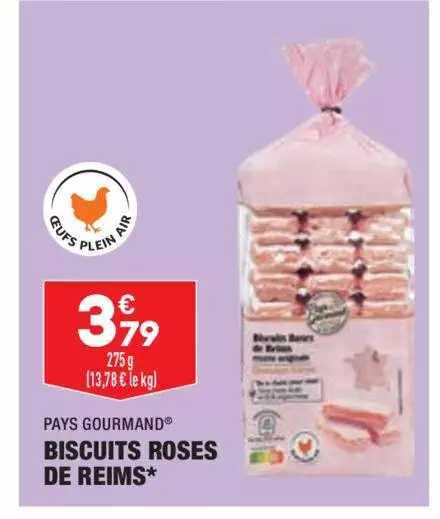 biscuits roses de reims pays gourmand