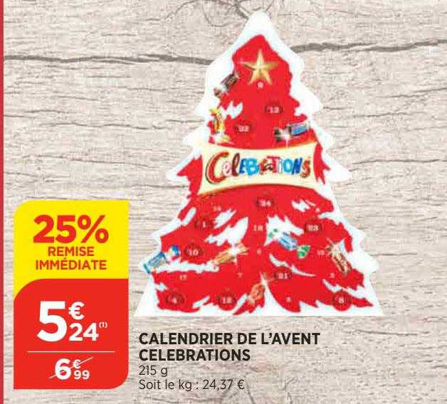 calendrier de l'avent célébrations