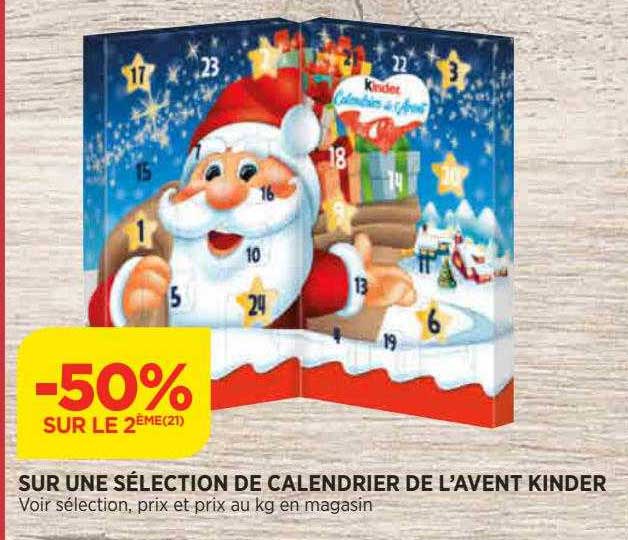 Calendrier De L'avent Kinder