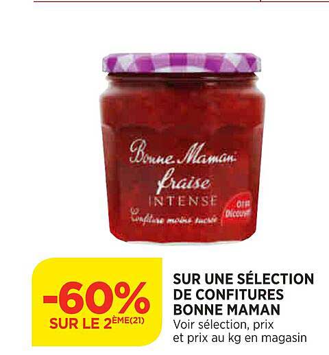 confitures bonne maman