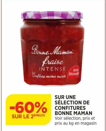 confitures bonne maman