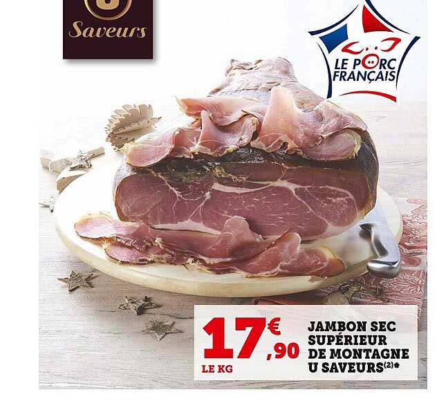 Jambon Sec Supérieur De Montagne U Saveurs