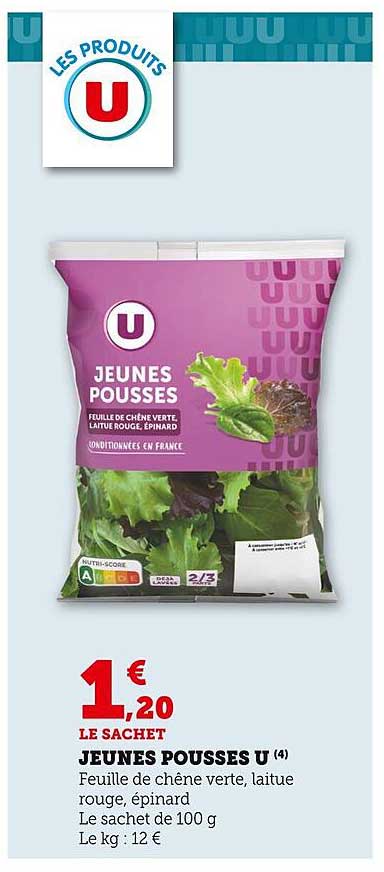jeunes pousses u
