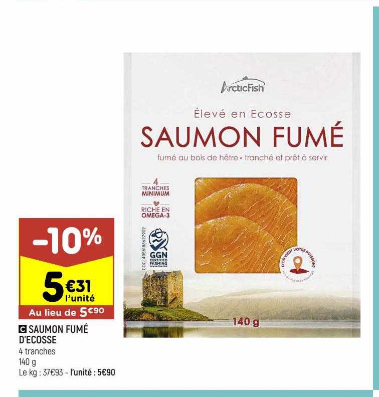 saumon fumé d'écosse