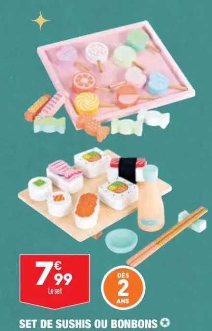 Set De Sushis Ou Bonbons