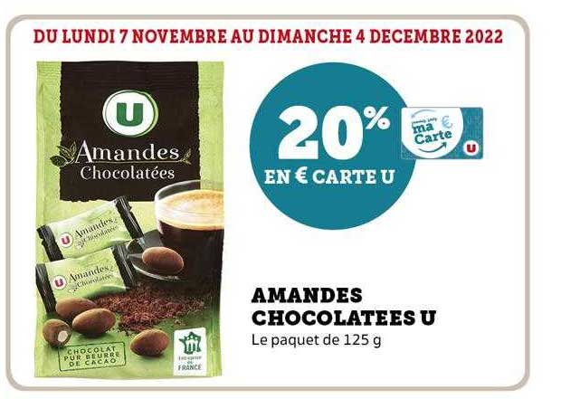 Amandes Chocolatées U