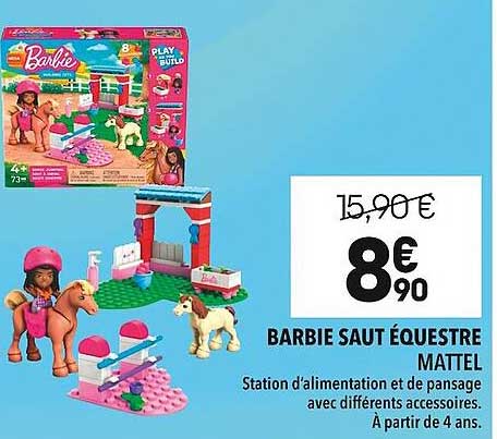 Barbie Saut équestre Mattel