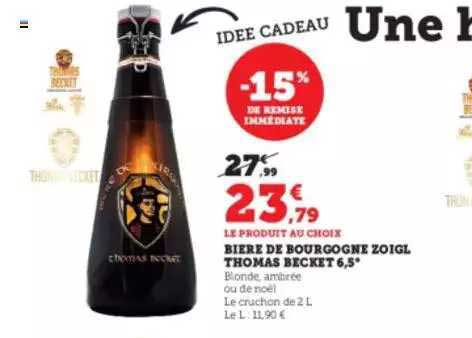 bière de bourgogne zoigl thomas becket 6,5°