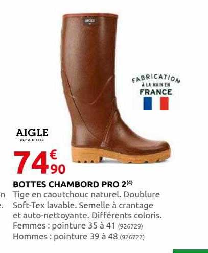bottes chambord pro 2 aigle