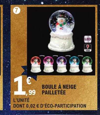 boule à neige pailletée