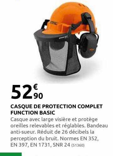 casque de protection complet function basic stihl